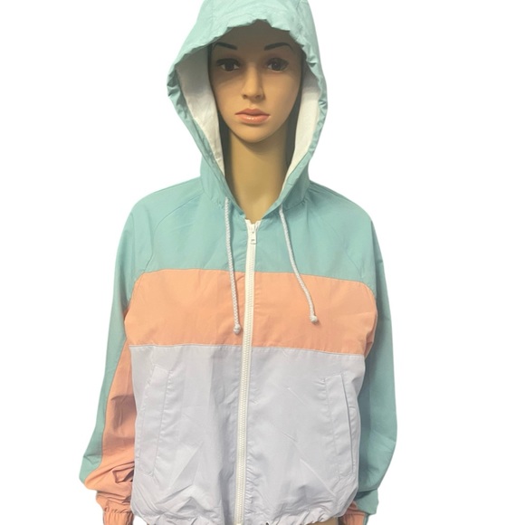 Hollister Jackets & Blazers - HOLLISTER Pastel Colored Windbreaker Jacket